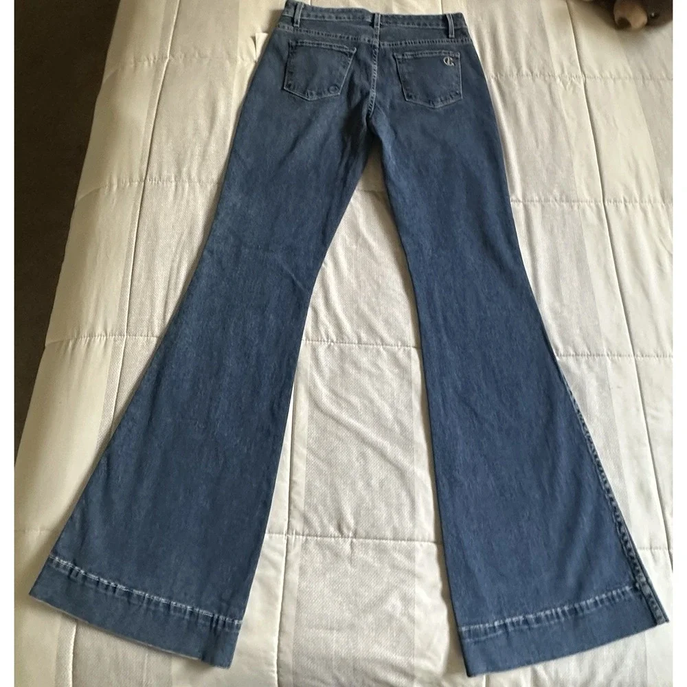 Y2K Felicity CJ BY COOKIE JOHNSON Flare Leg‎ Blue Jeans 28 NWT